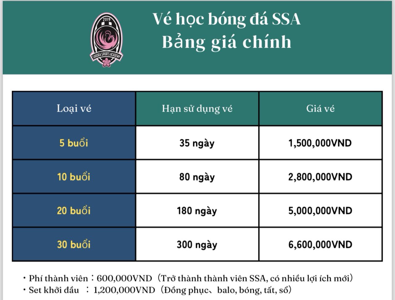 THÔNG BÁO VỀ CHƯƠNG TRÌNH BÁN VÉ NĂM HỌC MỚI 2024-2025 TẠI SSA